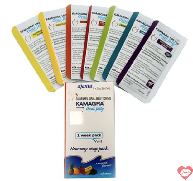Bỏ sỉ Siro Cường Dương Kamagra Oral Jelly Hương Trái Cây Một Hộp 7 Gói 100g nhập khẩu 
