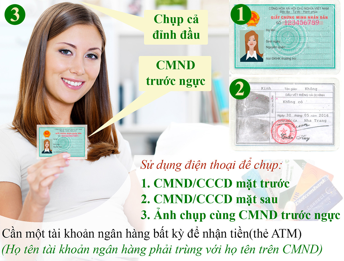 Điều kiện vay tiền bằng CMND