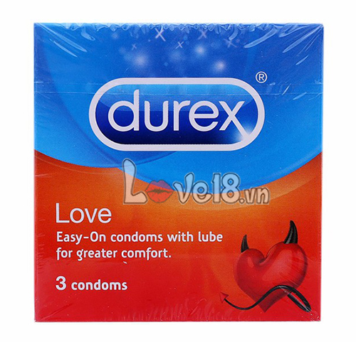 Bao Cao Su Nhiều Chất Bôi Trơn Durex Love –