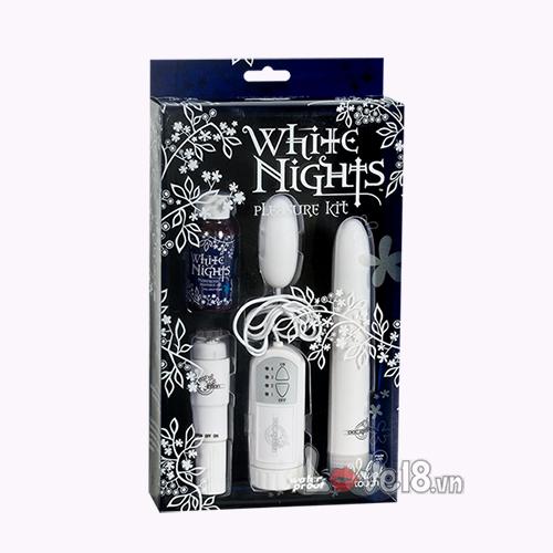 Máy Mát Xa Doc Johnson White Nights Pleasure Kit